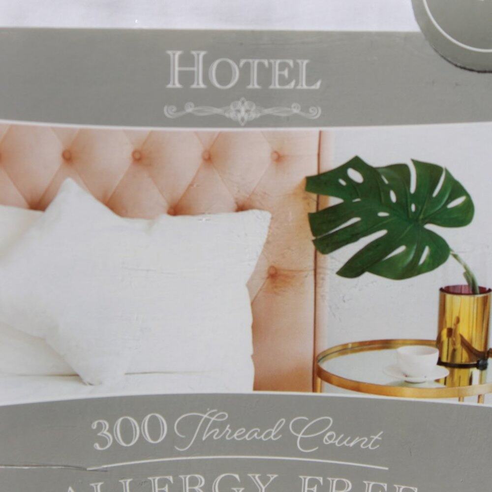 Pillow Protectors Standard Size 2 Pack 100% Cotton 300 Thread Count - Picture 3 of 6